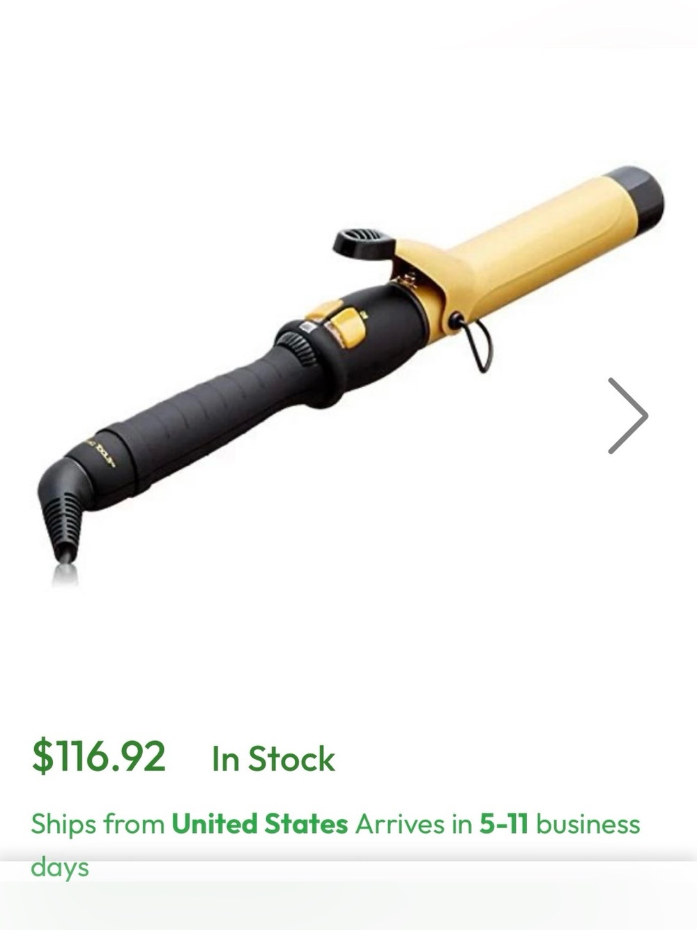 BaBylissPRO Ceramic Tools CT155S Spring Curling Iron 1.5-inch (1 ½")